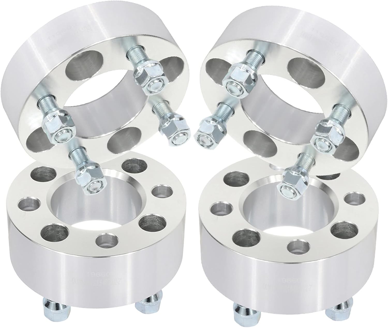 ROADFAR 4Pcs 4 Lug Wheel Spacers 4x4 2 inch Thickness Bore 68.5mm Thread Pitch 1/2 Wheel Spacers Compatible for Worker 335 1999 for Trail Blazer 250 1990-2006