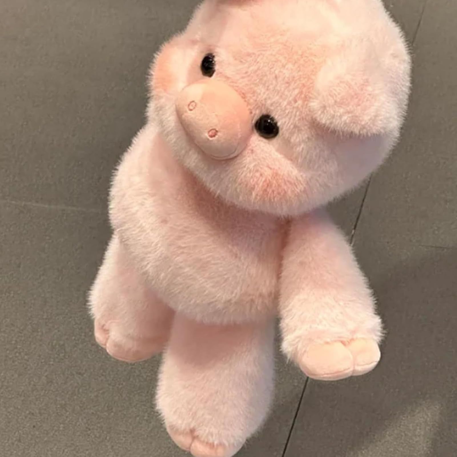 XJBTBA Stofftier – weicher Tierplüsch, gemütliches Dekokissen für Kinder, dekoratives Design, vielseitig einsetzbar, kuscheliger Plüsch, Kleinkinderzubehör für Erwachsene, Schlafzimmer, Wohnzimmer,