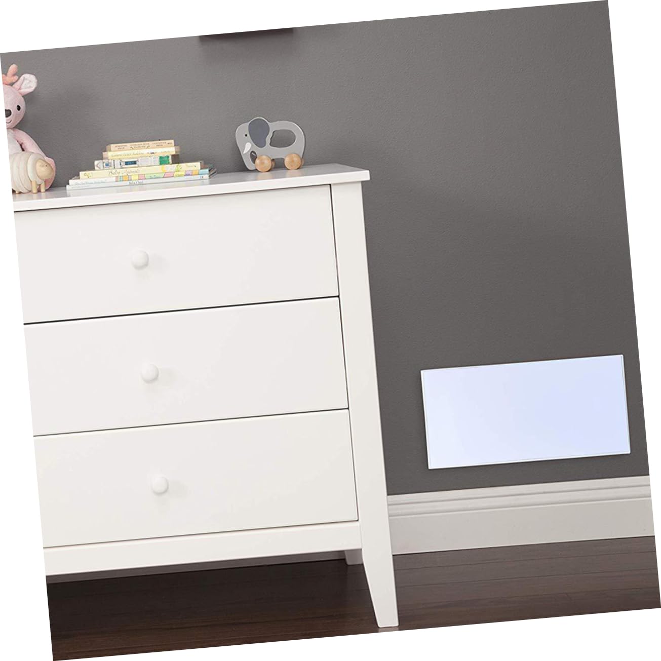 Didiseaon Cubierta Magnética Para Rejilla De Ventilación De Aire 30x14 Cm Doble Espesor Para Suelo y Pared, Reducción De Ruido, 4 Piezas Para Control De Flujo De Aire Hogar