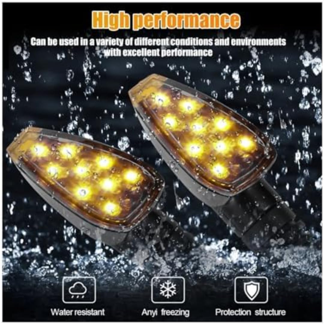Mini uniwersalne wskaźniki Kierunkowskazy motocyklowe 4 szt. Uniwersalne akcesoria motocyklowe Kierunkowskazy LED 9 kierunkowskazów LED migacze migacze