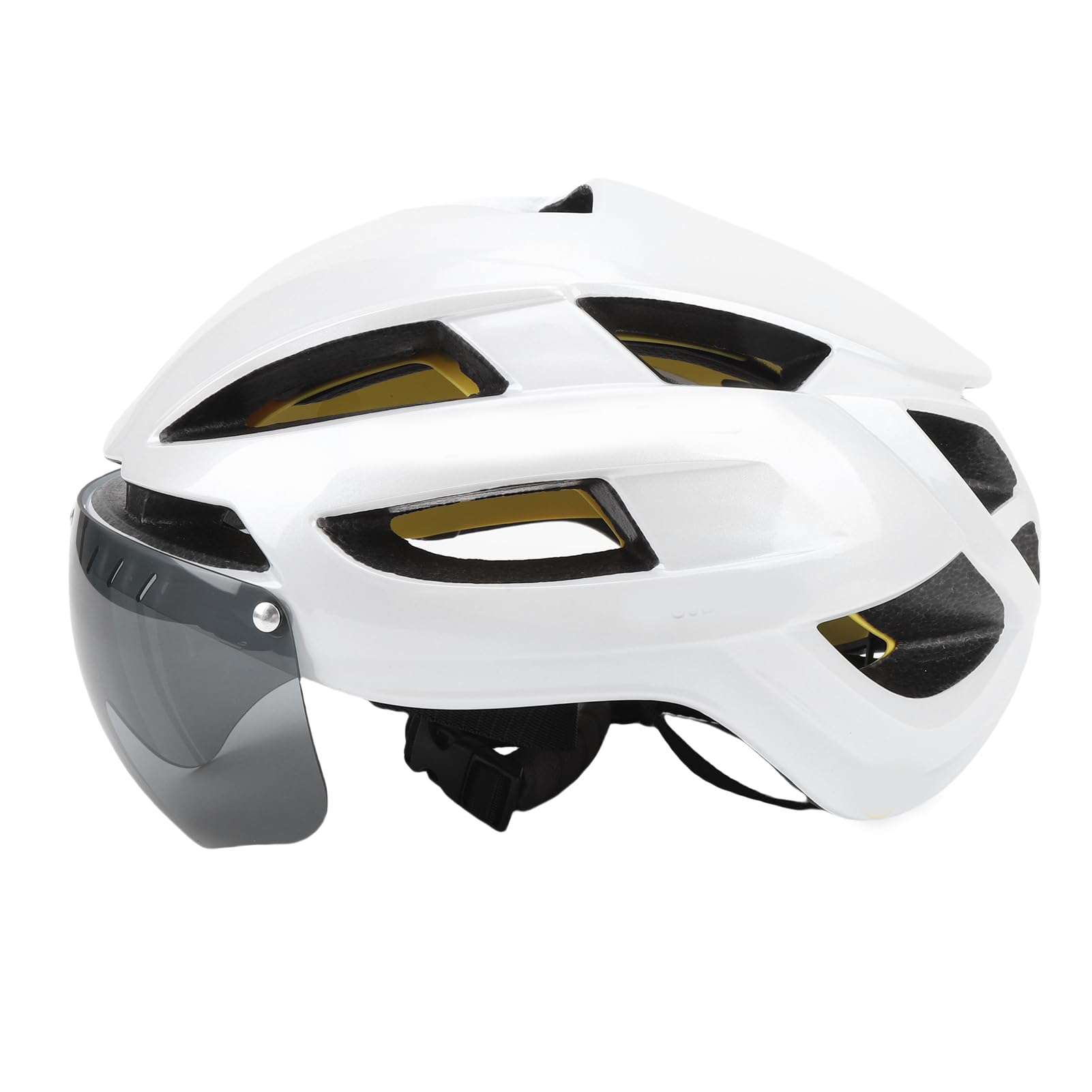 Sxhlseller Casco da Bici MIPS con Luce LED Regolabile |Per Uomini Donne Adulti Ciclismo su Strada Guida Notturna