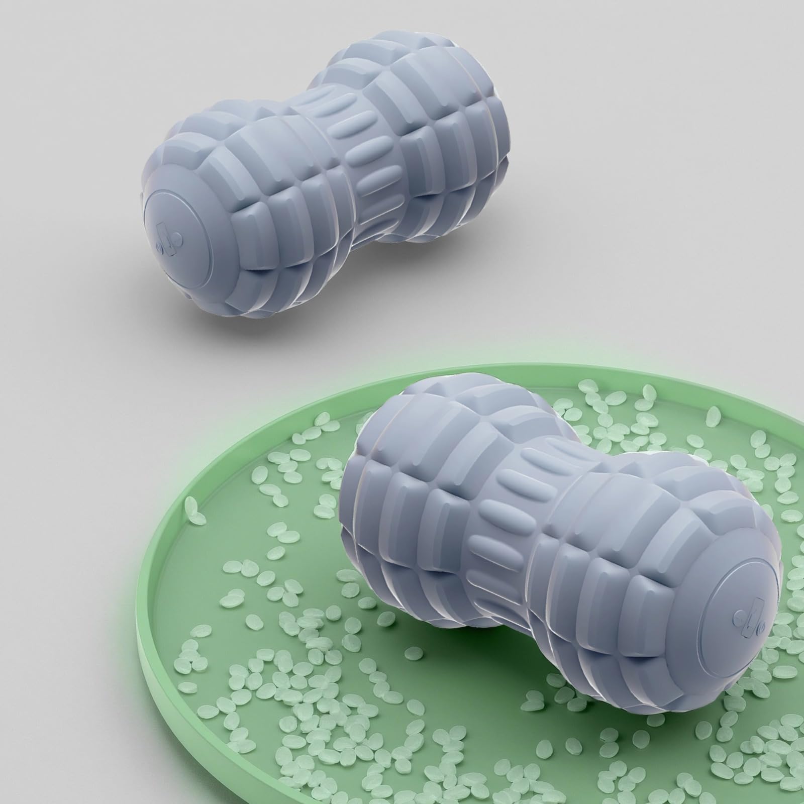 Pelotas de masaje eléctricas para relajación muscular: bola de masaje de maní con modos de vibración, rodillo recargable para terapia física