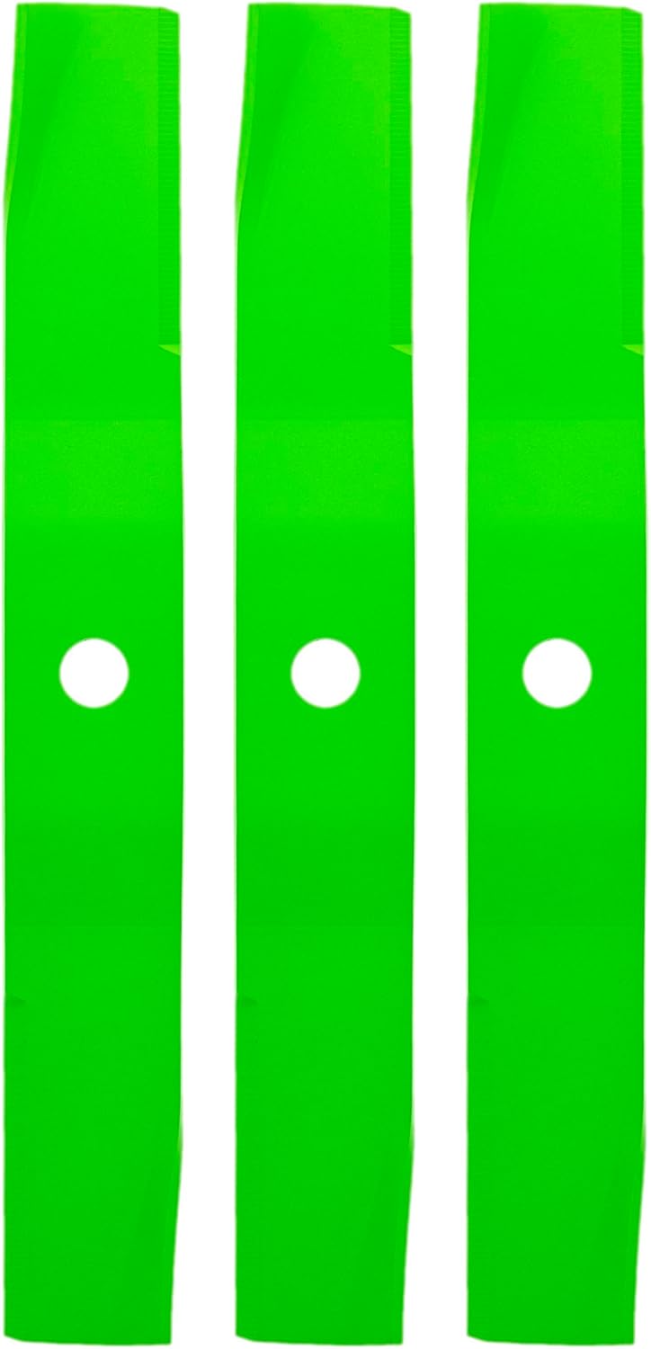 8TEN LawnRAZOR Blade for Kubota BX25 BX1880 ZD221 BX2670 ZG227 K5351-99040 K5351-99020 High Lift 54-Inch Deck 3 Pack