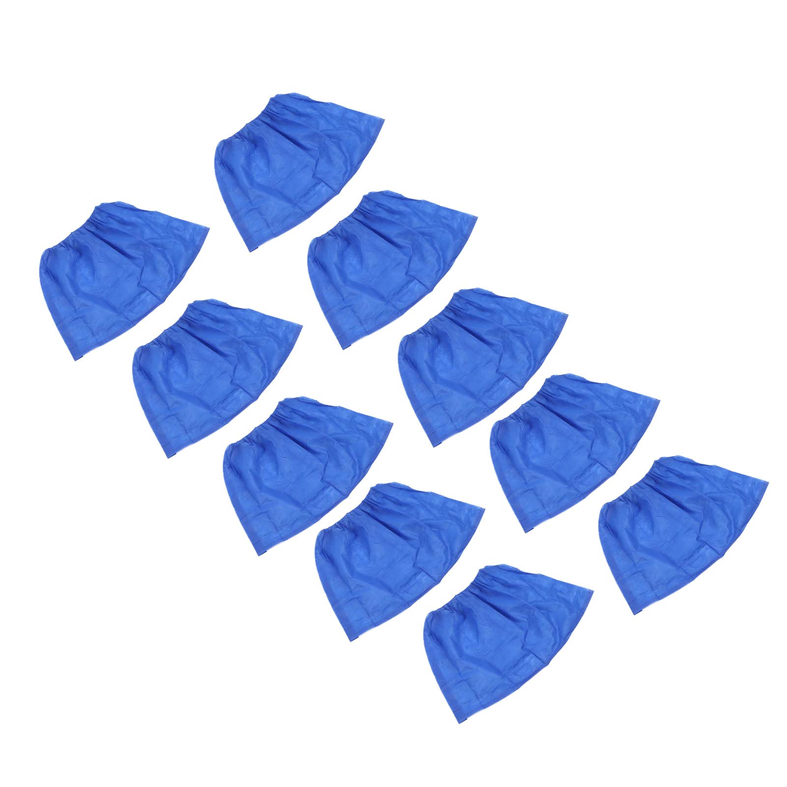 Brrnoo Men's Blue Pack Of 10 Disposable Underpants, Travel Briefs, Breathable Fleece Underwear For Beauty Salon