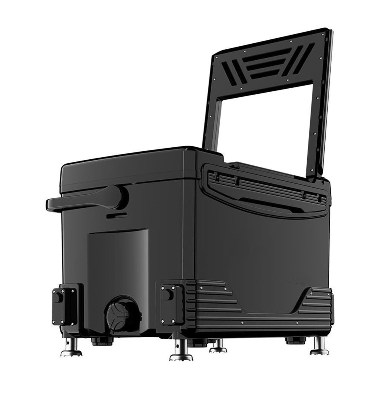 Cajas para Aparejos de Pesca Caja De Pesca Con Asiento Multifuncional Capa Herramientas Independiente 25L Gran Capacidad Cebos o Accesorios