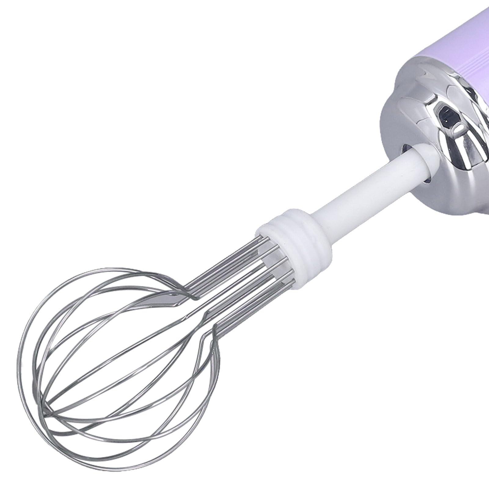 Batidor de mano eléctrico, batidor de huevos de mano recargable por USB de 3 velocidades, batidor de huevos eléctrico pequeño y ligero con 2 batidores de mezcla para crema de batido, pastel, hornear 8