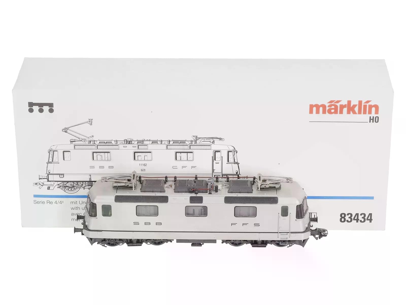 Amazon.co.jp: Marklin 83434 HO SBB CFF Re 4/4電気機関車LN