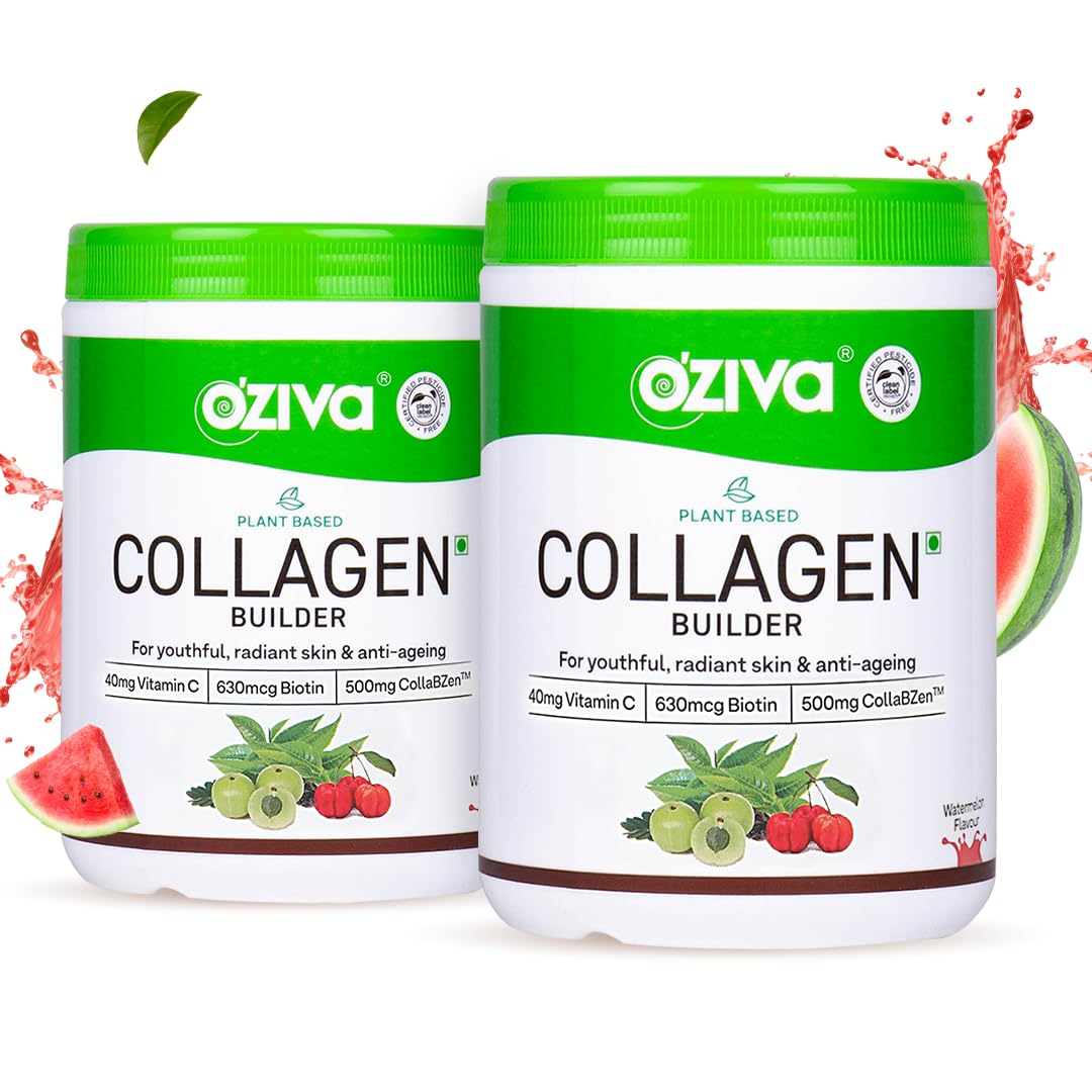 OZiva Phyto Ceramides+ Collagen Builder, Blueberry, 30 Tabs, Pack of 2 — Amazon image 10