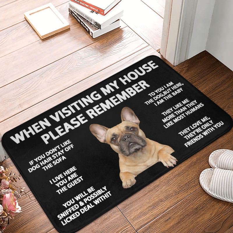 GYORI Zerbino Bulldog francese zerbino ingresso zerbino cucina e bagno balcone cane francese Zerbino ingresso interno