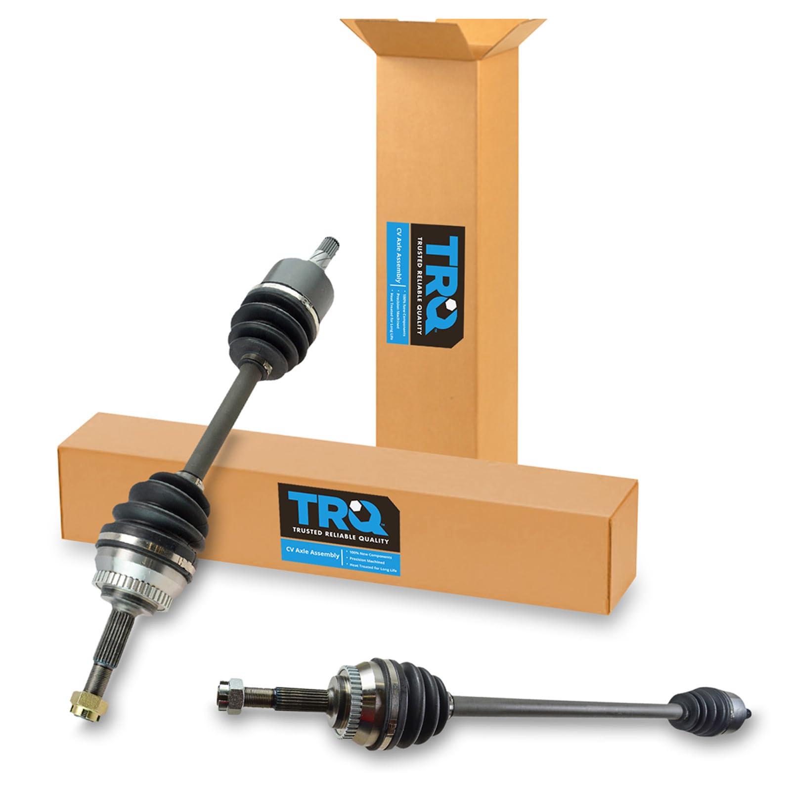 TRQ Front Left and Right CV Axle Assembly Set 2 Piece