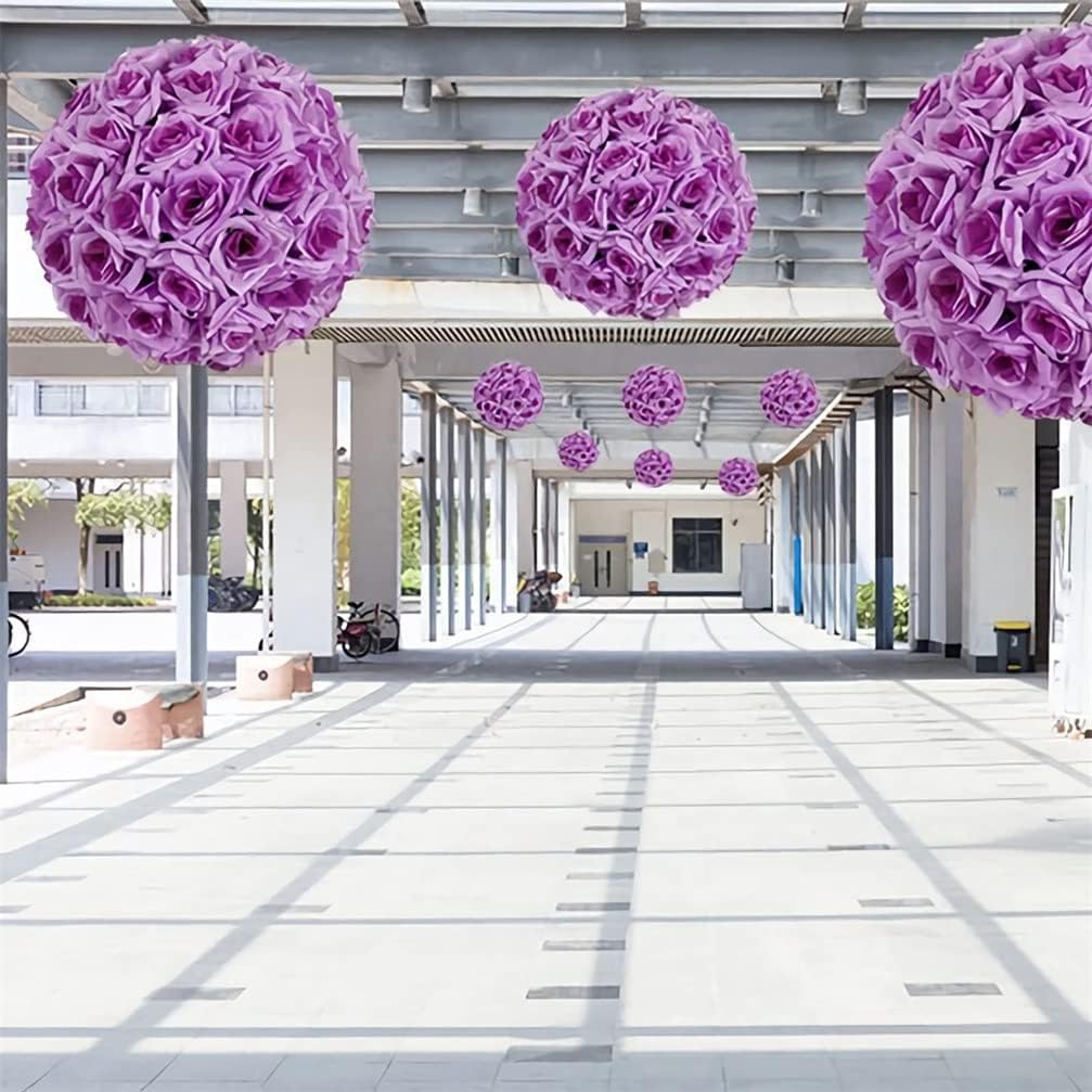 造花 バラ 植物 トピアリー ボール ウェディング ブーケ シルクローズ ボール ロマンチックなハンギングデコレーションキスボール