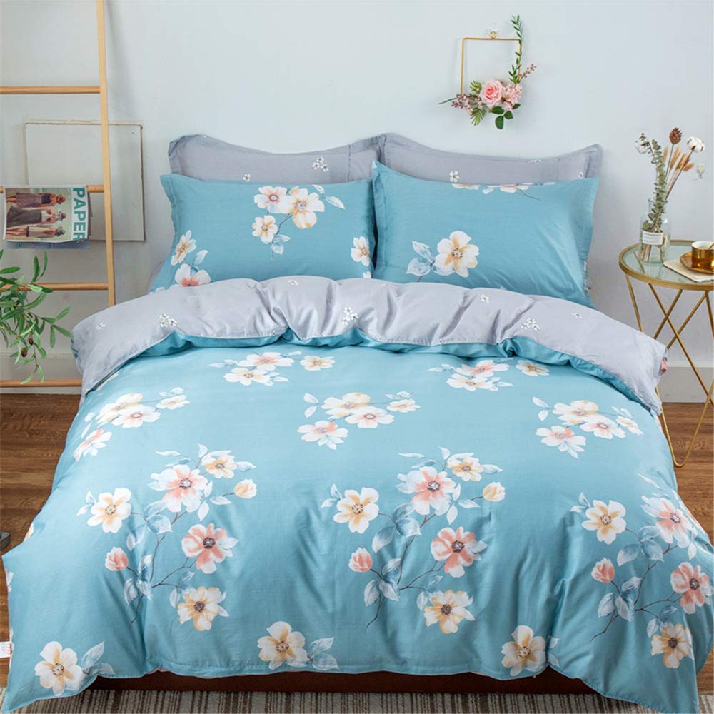 Set Lenzuola Matrimoniali 4 Pezzi In Microfibra - Copripiumino 230x250cm + Lenzuolo + 2 Federe