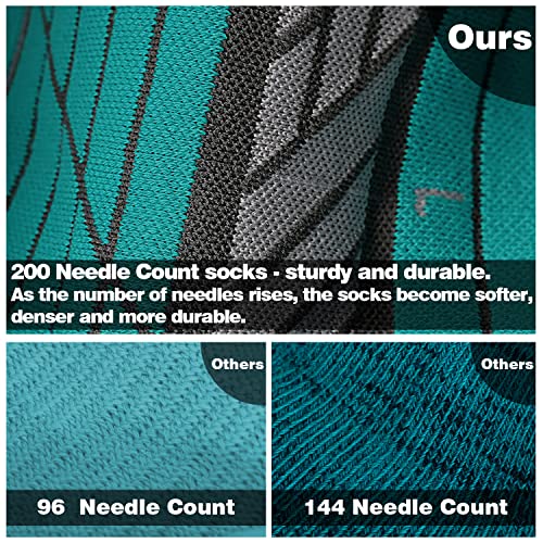 Image of Hylaea No Show Running Athletic Anti-Blister Wicking Coolmax Socks, Seamless Anti-odor