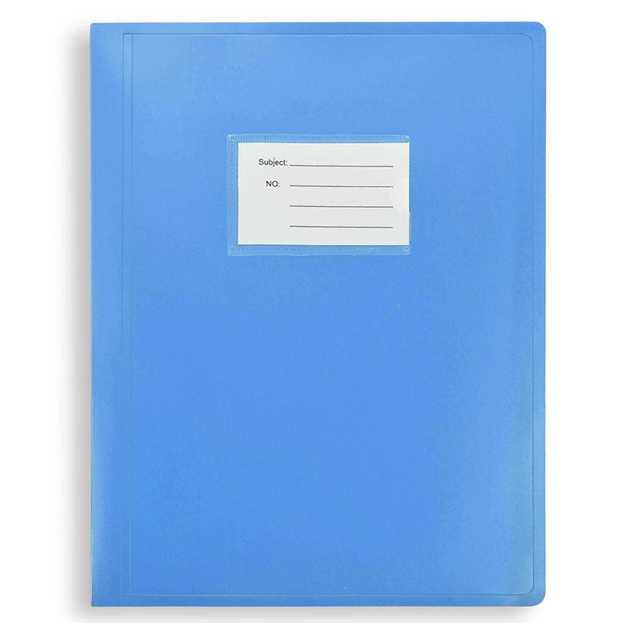 Arpan A4 Display Book Folder Flexible Cover Portfolio - 104 Pockets 208/Sides - Blue
