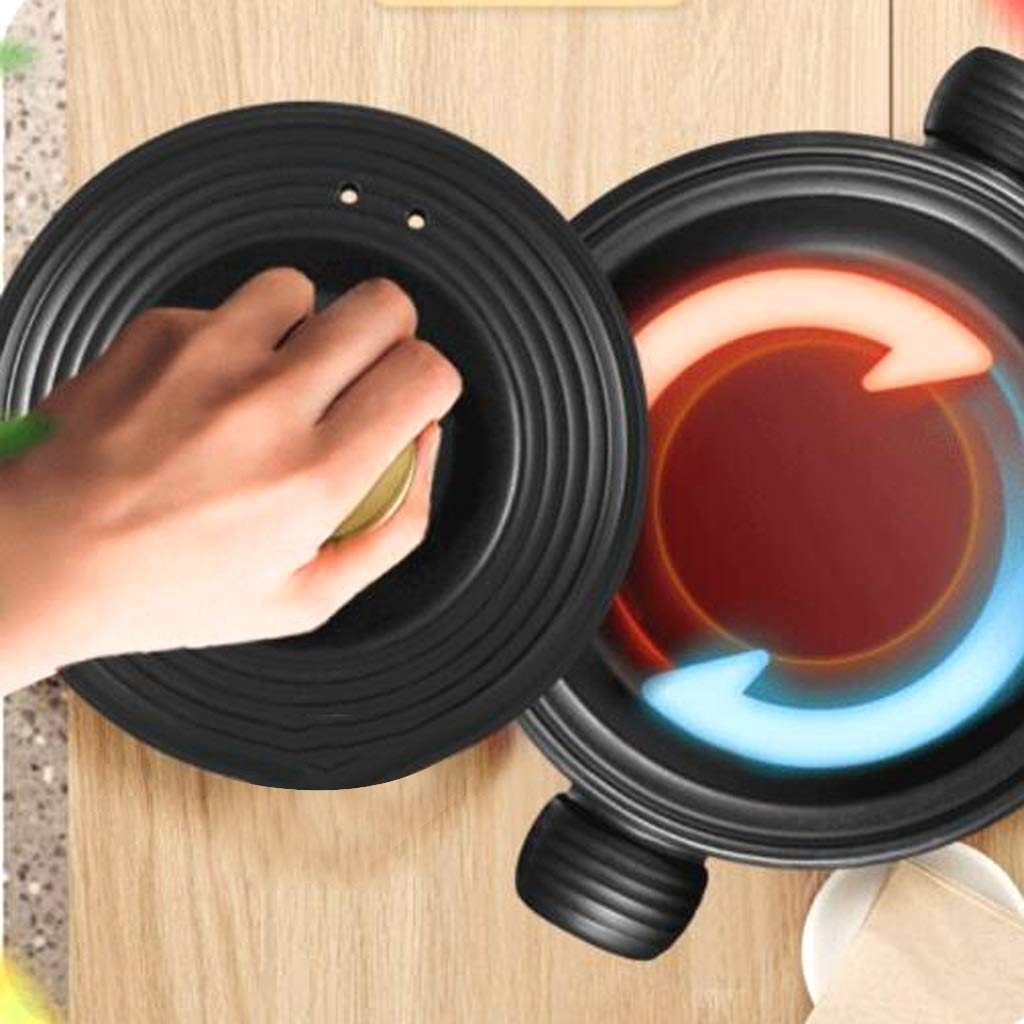 Pentola Fatta A Mano in Terracotta Disegni Tradizionali Assortiti Casseruola Fornello A Gas Domestico Barattoli Resistenti alle Alte Temperature Zuppa Salutare Ideale per Cucinare Fagioli,