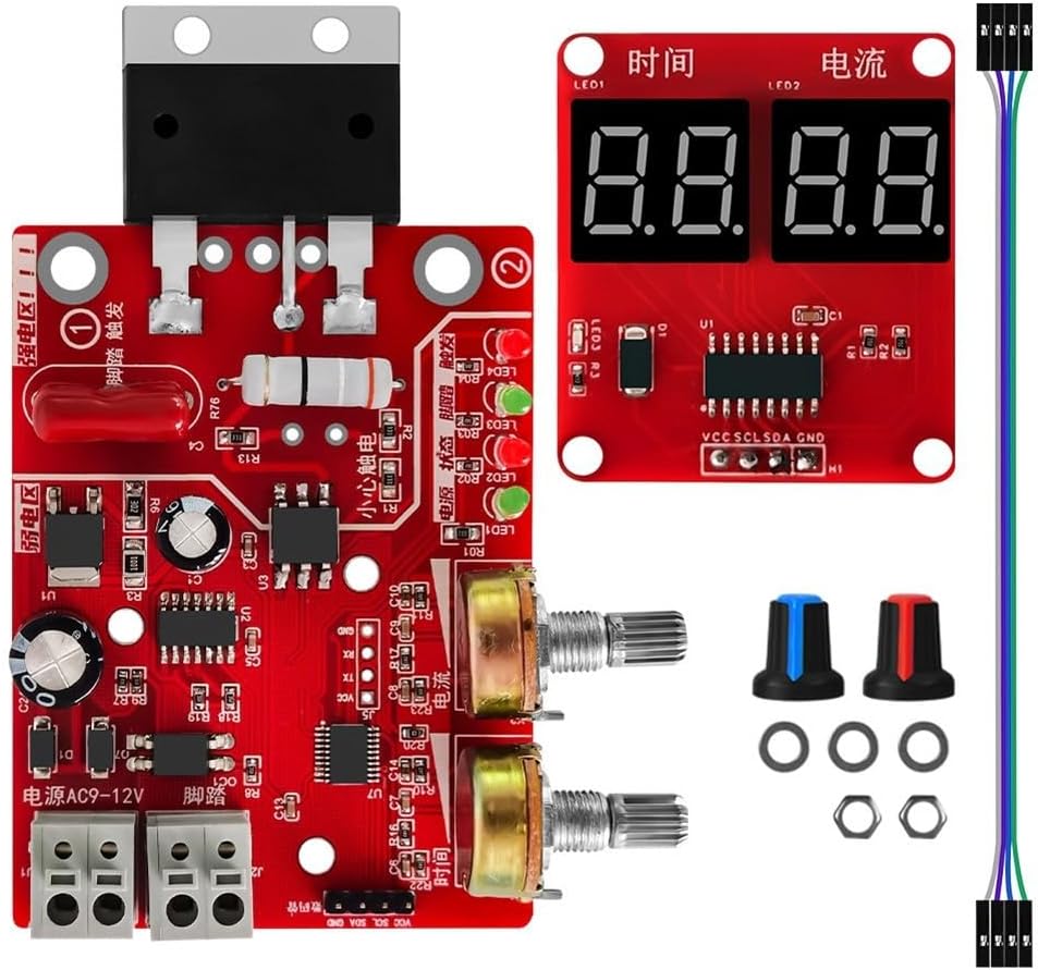 Spot Welding Machine Control Board for NY-D01 Compatible with 40A and 100A SCR Thyristor Phase Shifting Digital Interface Optocoupler Safety Isolation (40A)