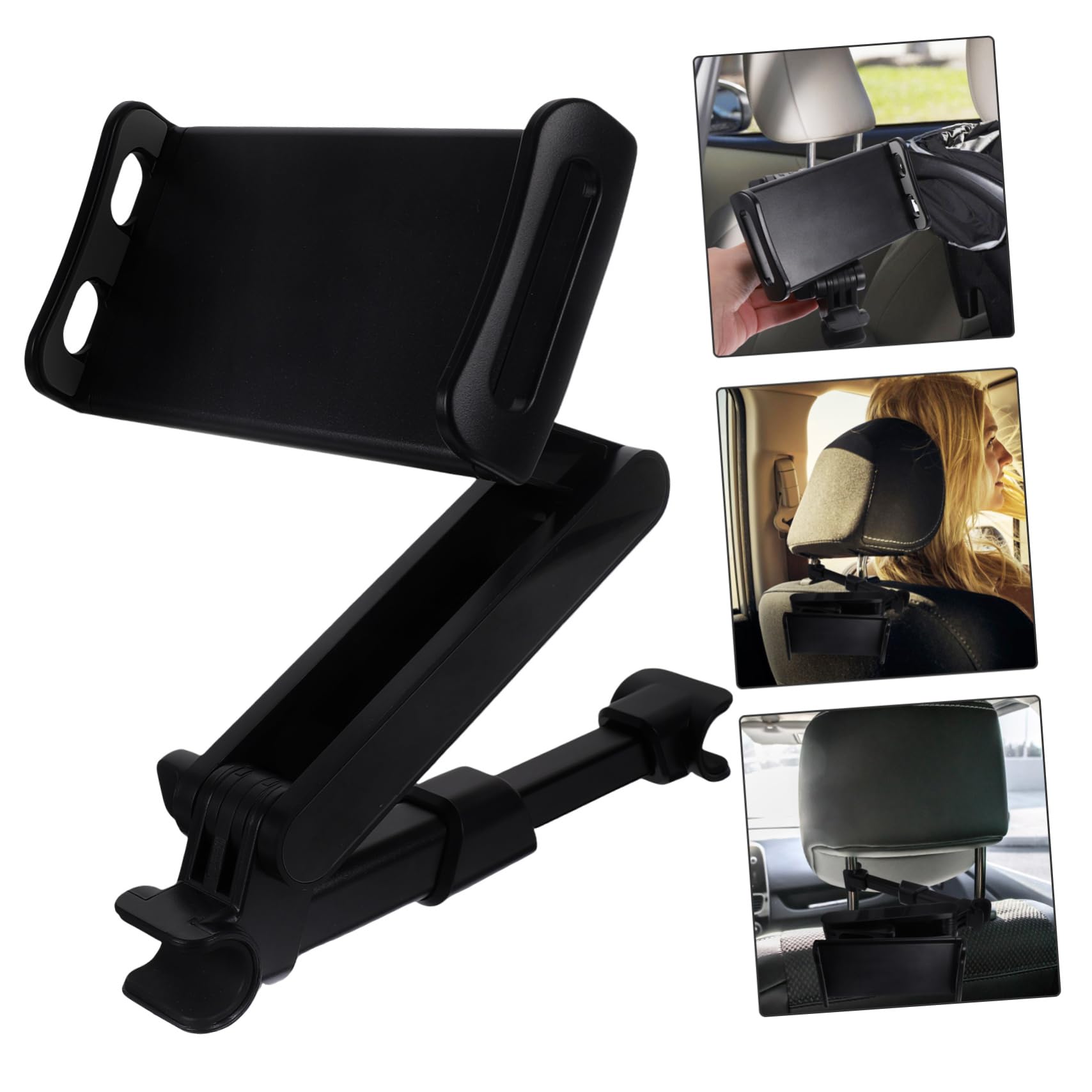OSALADI Supporto per Tablet Auto Sedile Posteriore Regolabile Nero