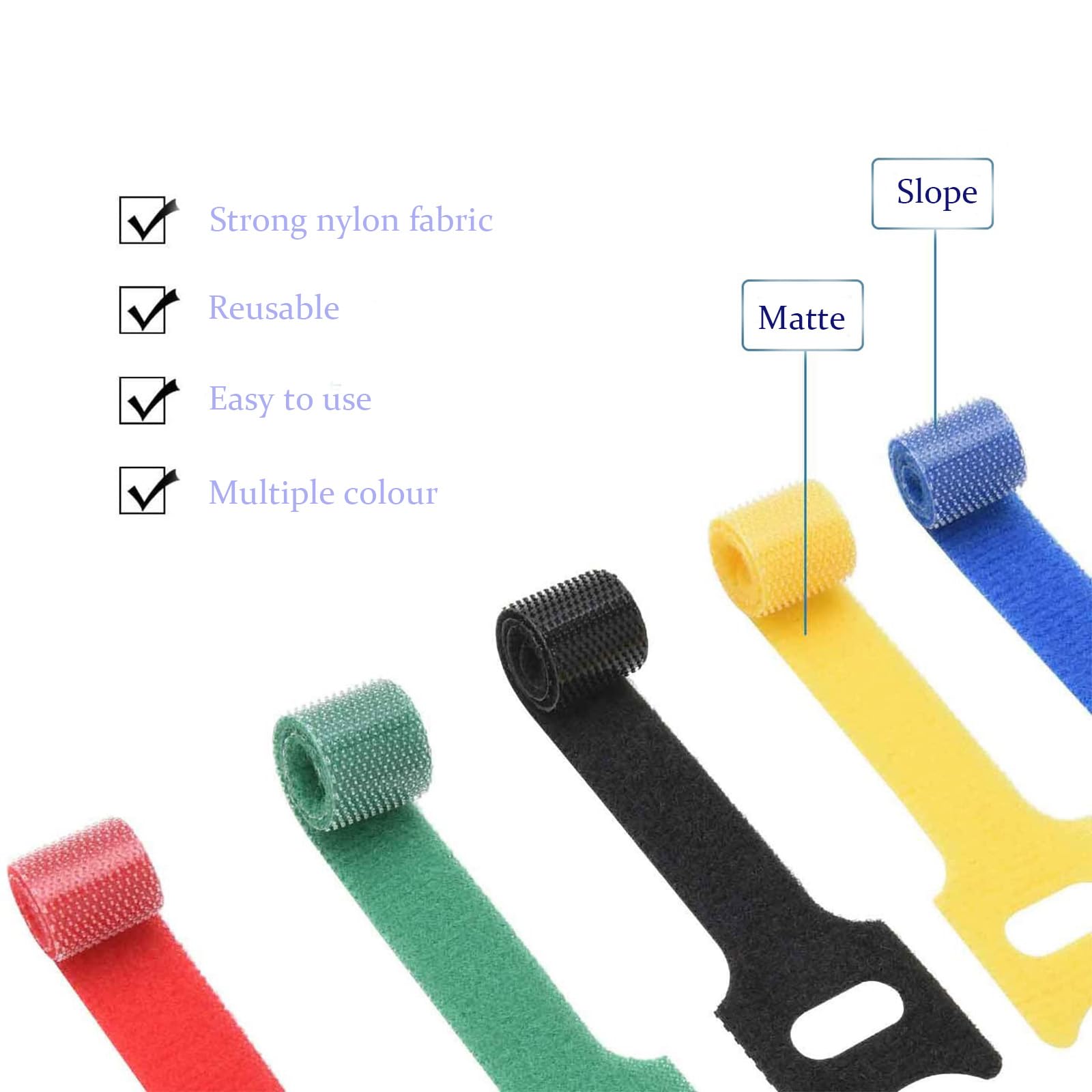 Confezione da 60 etichette riutilizzabili per cavi e kit organizer per cavi, etichette colorate scrivibili con pennarello + 30 fascette per la gestione dei cavi elettronici a casa e ufficio