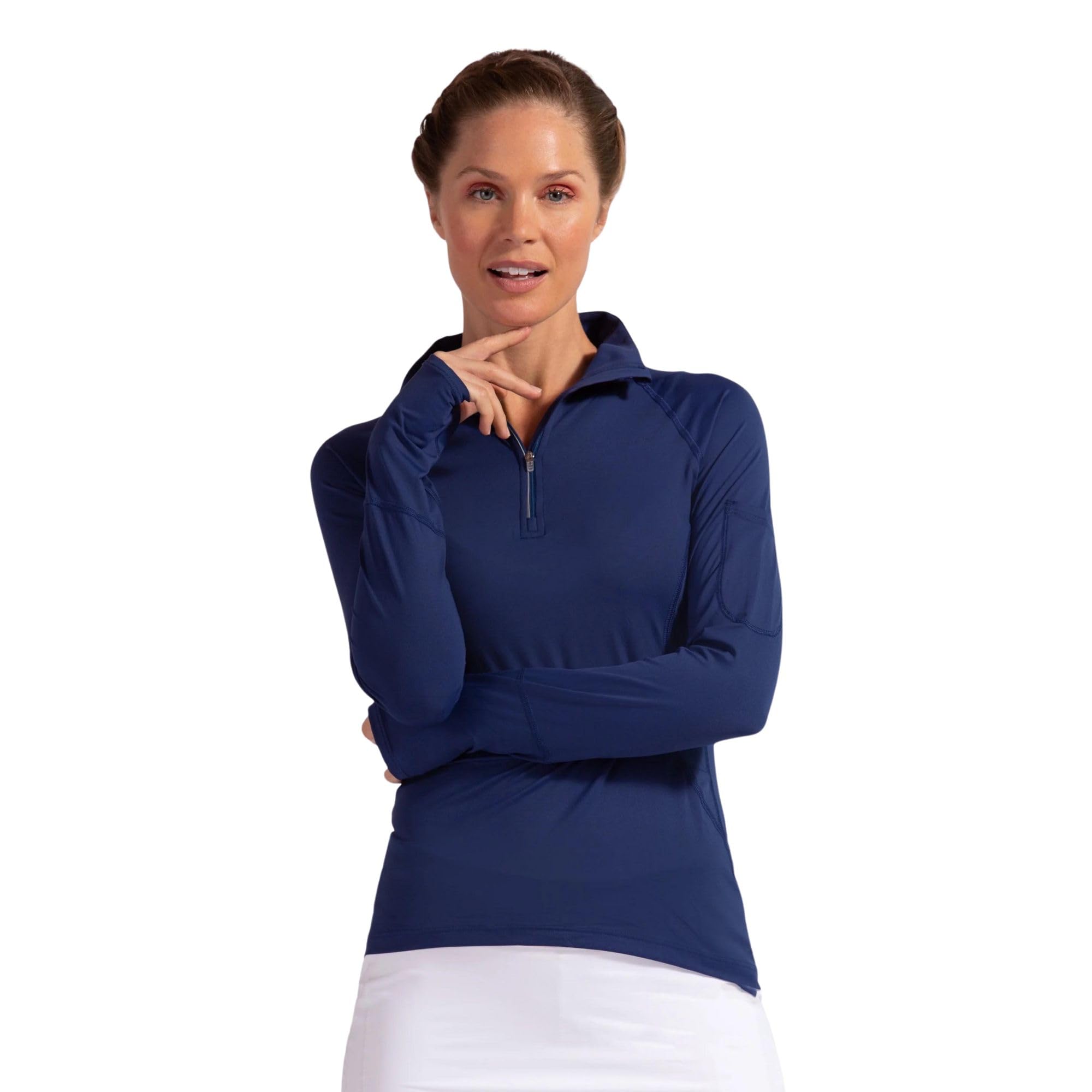 Women's Mock Zip Top