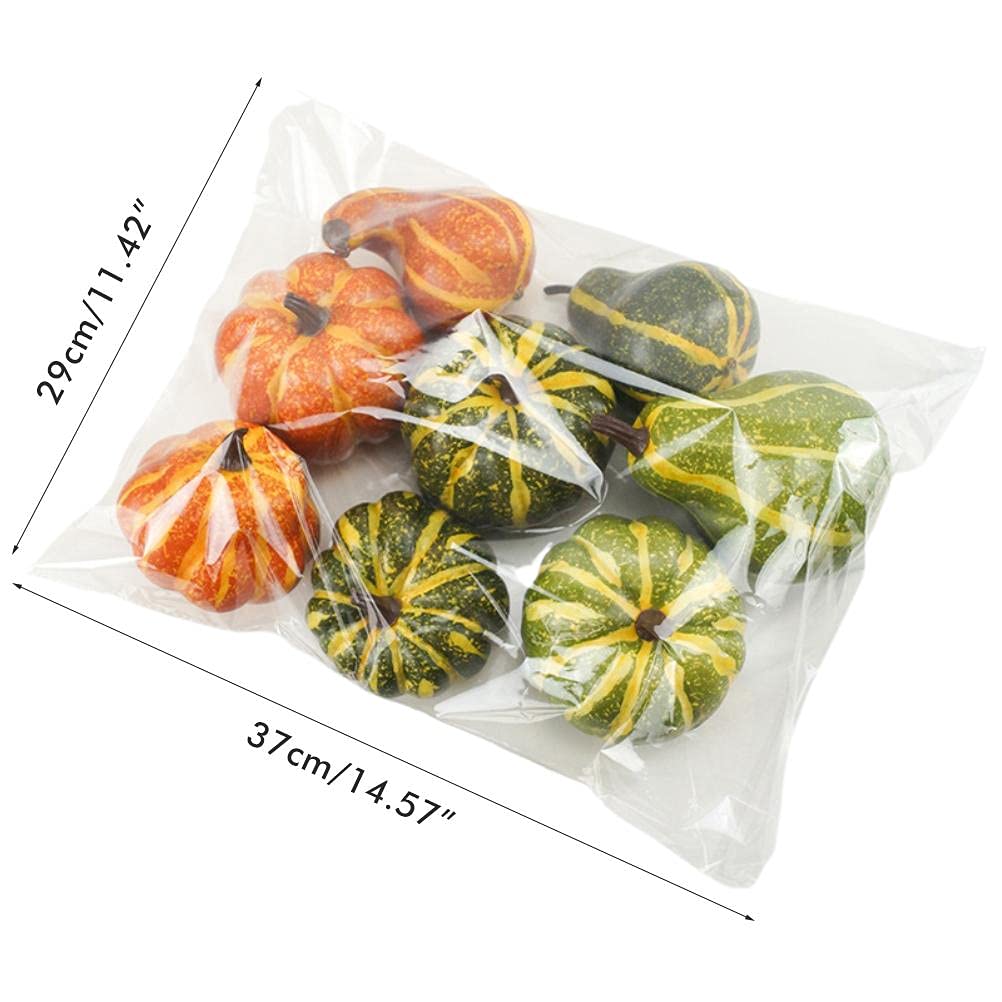 8PCS Calabazas de simulación de Halloween Modelos de Calabaza de Espuma Artificial para la decoración de Halloween Little Surprise