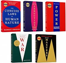 Robert Greene Complete Collection Box Set of 5 Books | The Concise Laws of Human Nature, The Art of Seduction, The 48 Laws of Power, The Concise 33 ... | Paperback Self-Help & Psychology Collection
