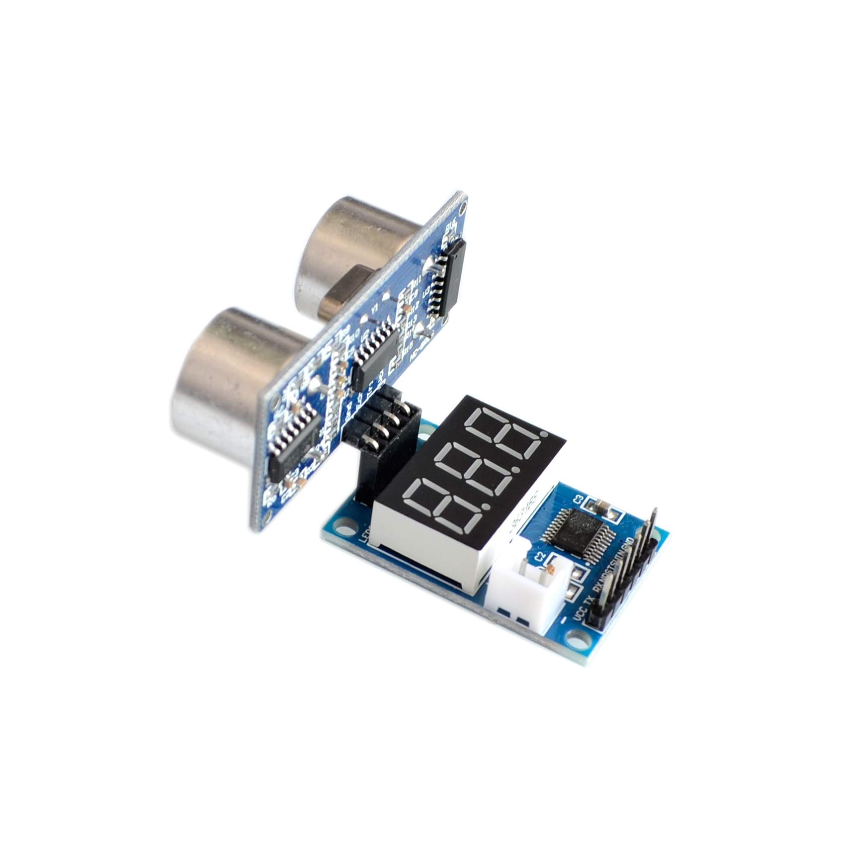 1lot Ultrasonic Module Distance Measuring Transducer Sensor Detector Ranging Module with Digital Display Control Board