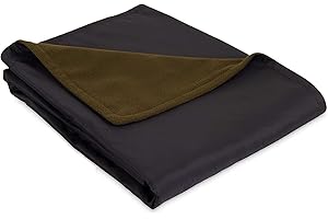 Eddie Bauer Water-Resistant Heated Throw Blanket with Rechargeable Battery