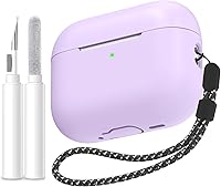 Vista 51 de AhaStyle Funda Protectora de Silicona Mejorada [LED Frontal Visible] Compatible con Apple AirPods 2 y 1 (Negro)