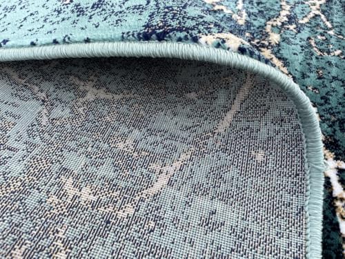 Image of 6 x 9 Feet Modern Carpet for Living Room | Non-Fade Soft Floor Rug for Hall & Bedroom | Easy Clean & Non-Slip Backing