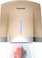 Vista 13 de Secador de manos para baño casero Cubierta ABS blanca Reducción de ruido Fácil instalación Enchufe para el hogar