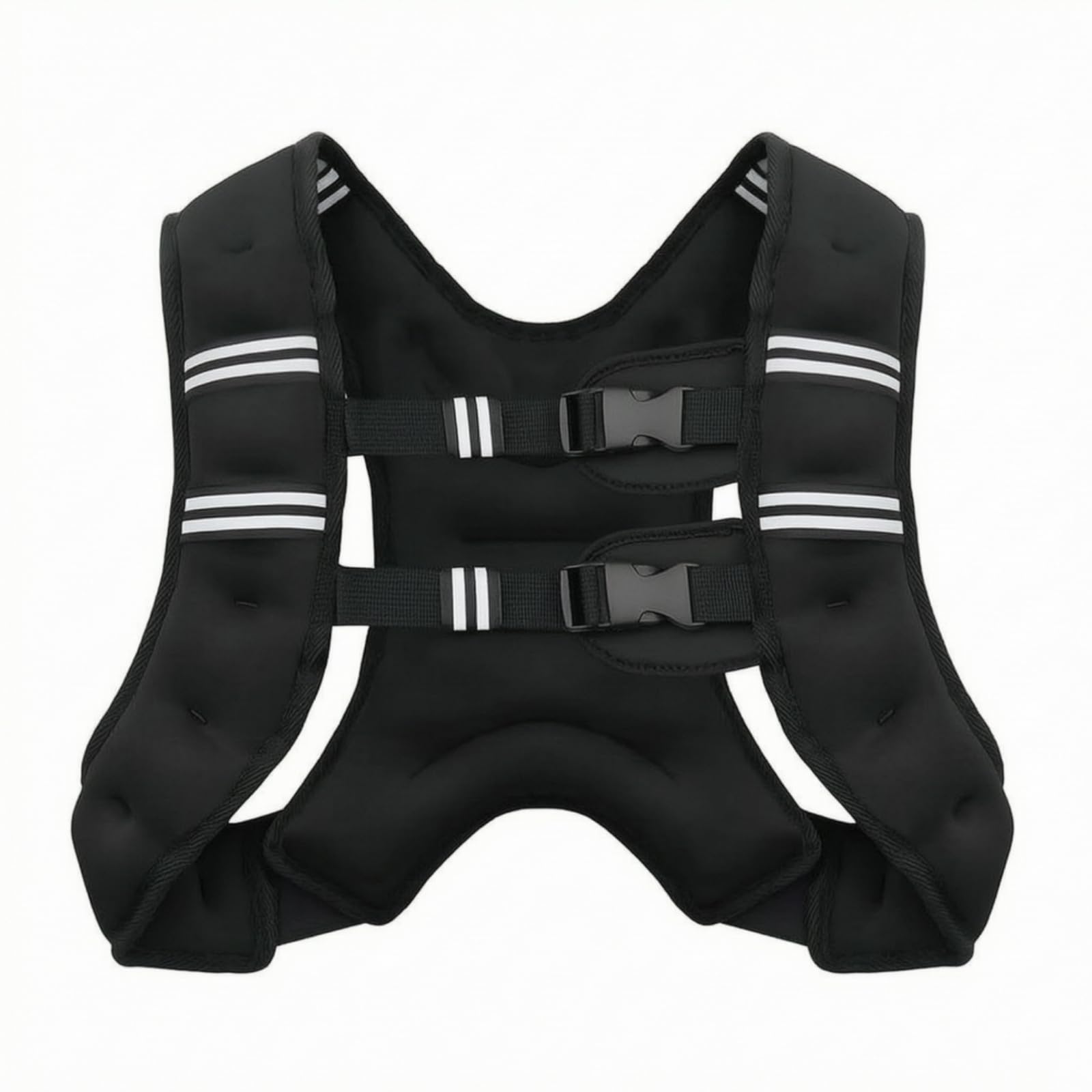 LOVIVER Gilet Zavorrato da Allenamento Fitness Pesato Regolabile in Neoprene con Schiena Aperta Traspirante per Massima Ventilazione Adatto per Corsa Escursionismo Palestra