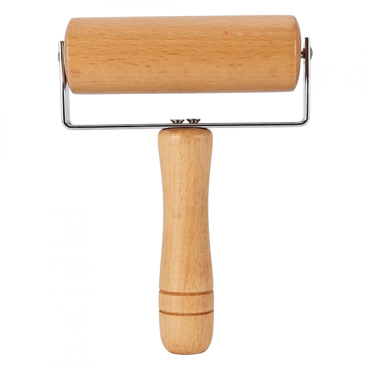 Store2508 Baking Double Dough Roller, Wood, Wooden Dough Roller, Non-Stick Pizza Roller, Dough Baker Roller Set for Home Kitchen Baking Cooking