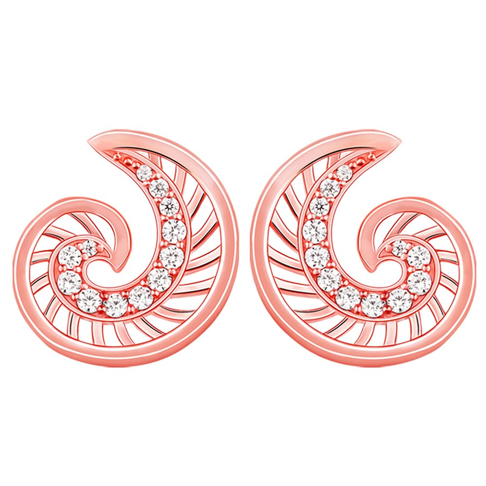 GIVA 925 Silver Rose Gold Volute Earrings| Drops to Gift Women & Girls | With Certificate of Authenticity and 925 Stamp | 6 Months Warranty* (B0CZ93JJL5) Amazon Price History, Amazon Price Tracker