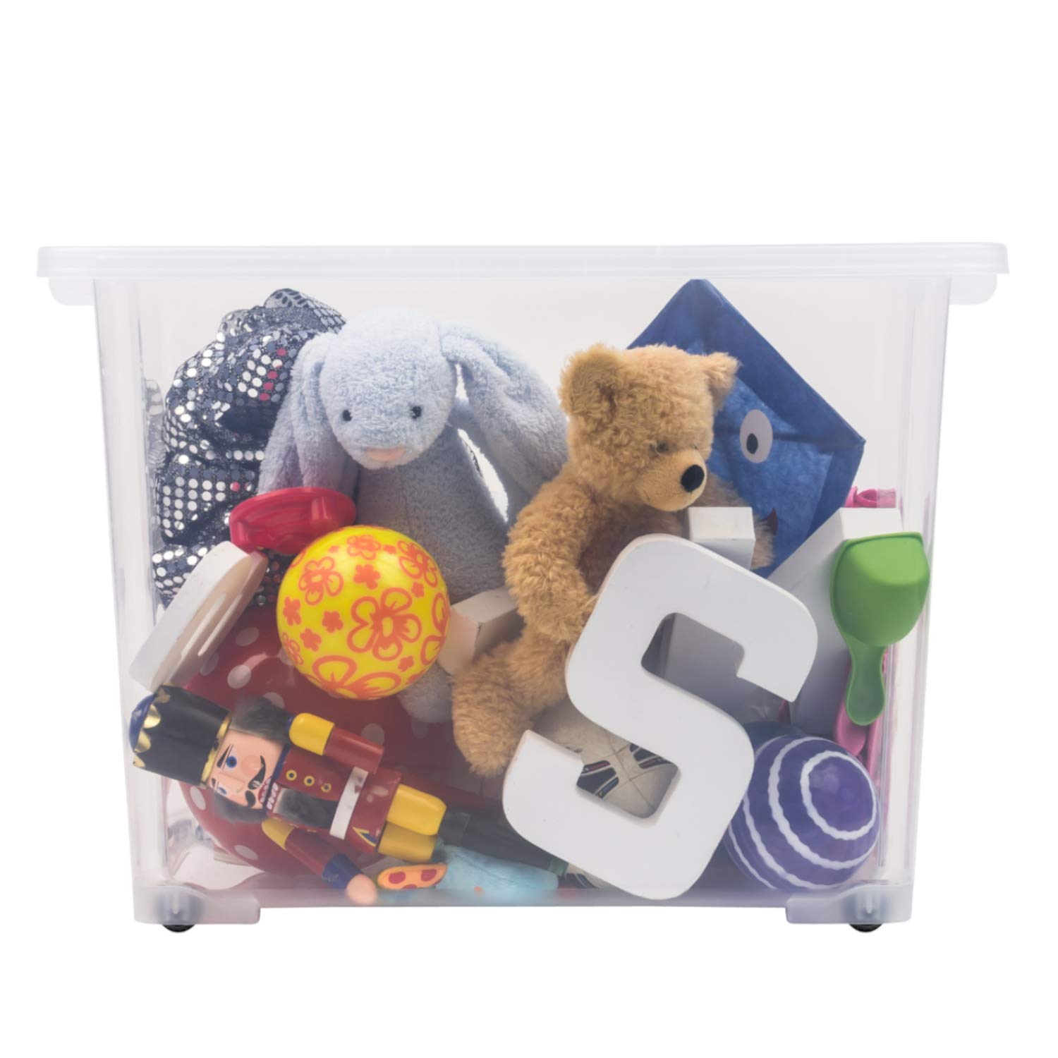 Rotho Evo Total Protection Aufbewahrungsbox 65l 3er-Set – Lebensmittelecht & Stapelbar