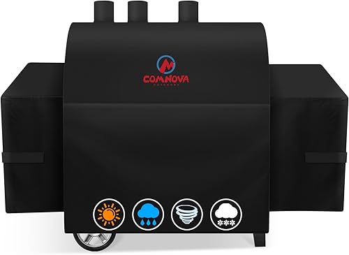 Miniatura 10 de Comnova - Cubierta de parrilla para Char Griller Smokin' Champ – 600D impermeable Smokin' Champ 1624, Offset Smoker 1733, Blazer 2130, Classic 2175
