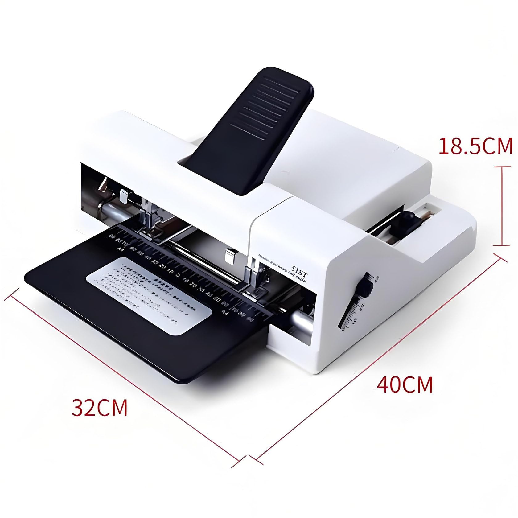 Cucitrice Elettrica A Doppia Testa Con Cucitura Centrale, Punto A Sella, Braccio Lungo A Doppia Fila A4/A3, Cucitrice Standard A Doppio Foro Per Ufficio, 50 Pagine Per Tipografia, Fabbriche E Uffici