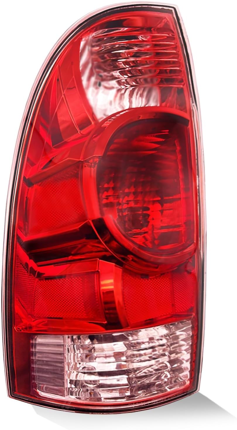 Tail Light Housing Compatible With 2005-2015 Toyota Tacoma Driver Left Side Replace 8156004160 Rear Light W/O Bulbs