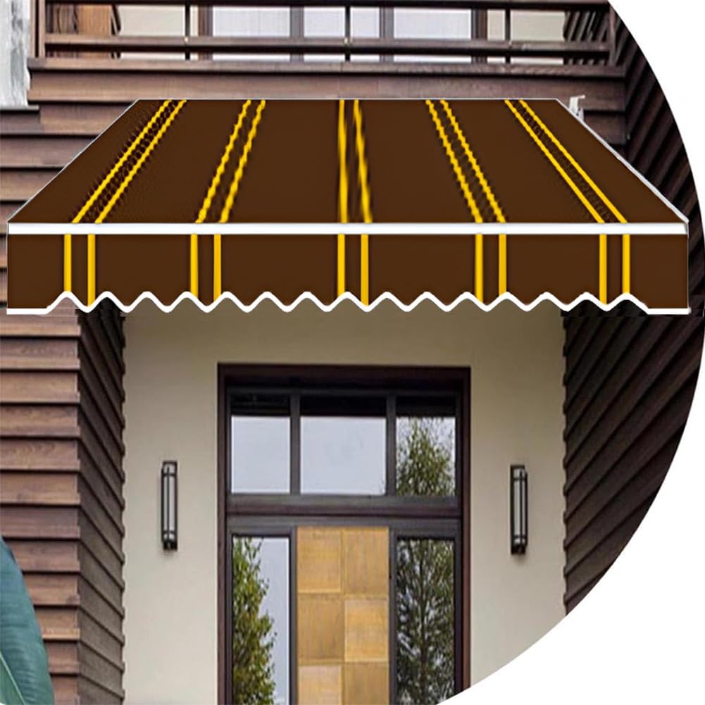 Markiza Premium Green na patio – odporna na warunki atmosferyczne, osłona przeciwsłoneczna z ochroną przed promieniowaniem UV, na taras, balkon, zapasowa tkanina