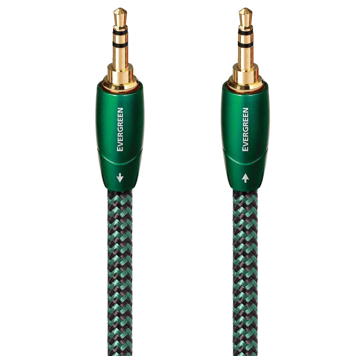 AudioQuest Evergreen 3.5mm Aux Cable – Male to Male Stereo Interconnect
