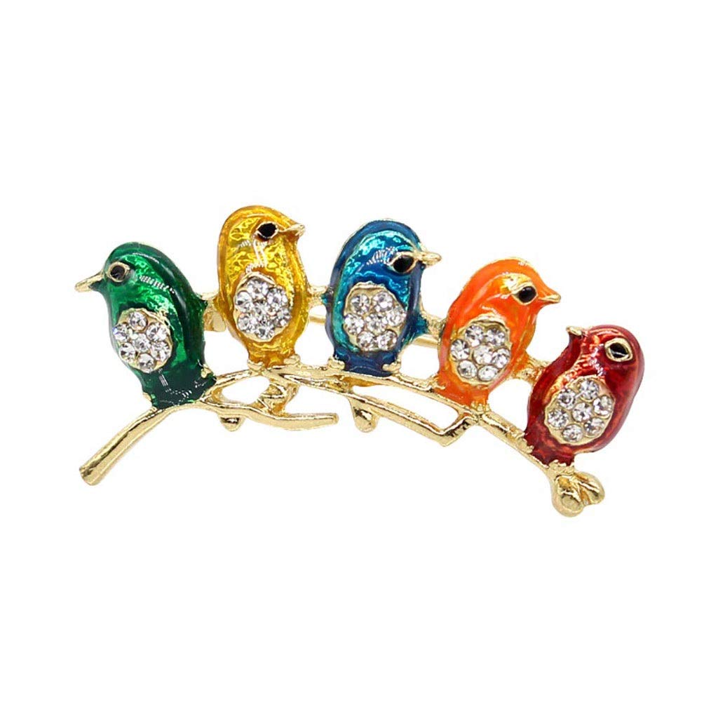 Bizarre Vogel-Brosche, Damen-Legierung, Elegante Brosche, Kleidertasche, Dekoration, Pin-Zubehör
