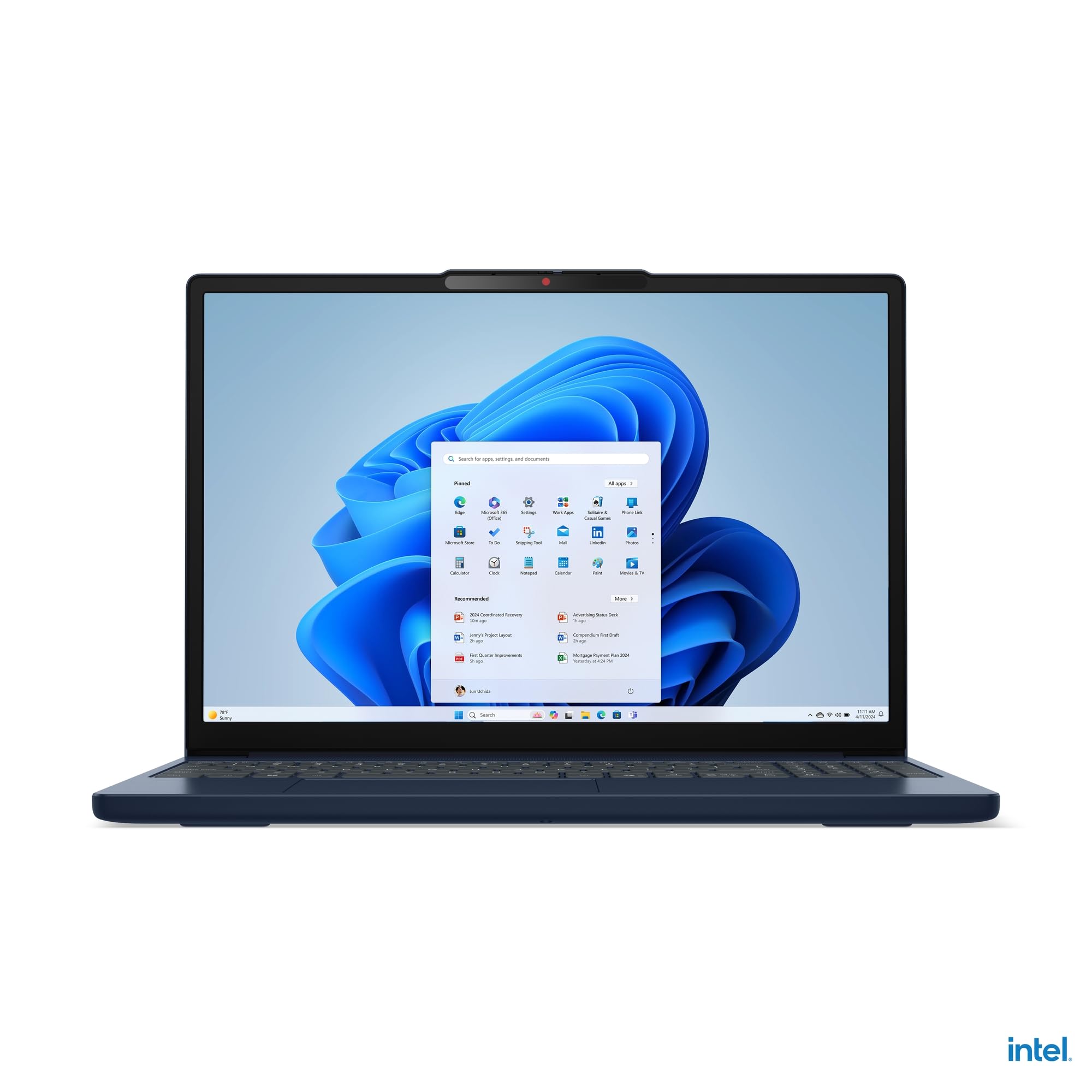 Lenovo IdeaPad Slim 3i Laptop | 15.3" WUXGA Display Entspiegelt | Intel Core i5-13420H | 24GB RAM | 1TB SSD | Intel UHD Grafik | Win11 | QWERTZ | Cosmic Blau | 3 Monate Premium Care