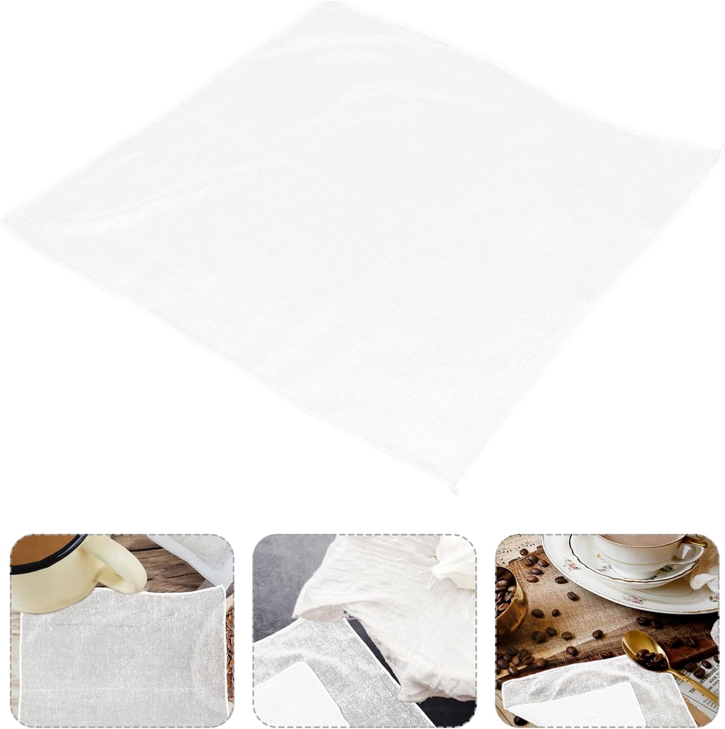Reusable Cheese Cloths for Straining, 6pcs Cotton Fine Filtration