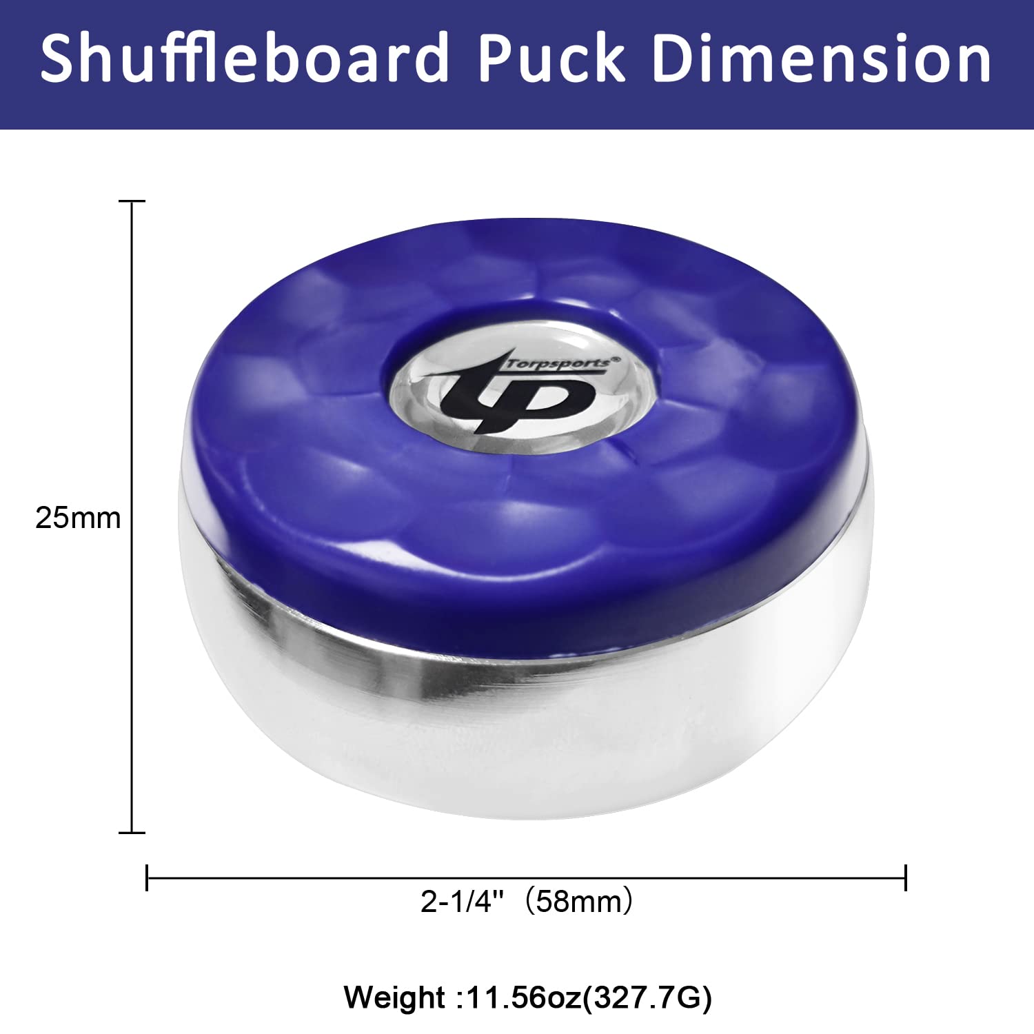 Shuffleboard PucksDia.58mm 2-14 Mini Shuffleboard Pucks Set Shuffleboard Pucks Equipment for Family Fun Home Game product thumbnail 3