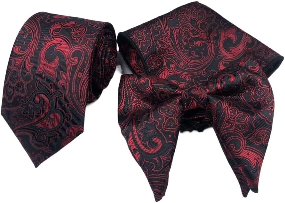 Men Cravats Business Banquet Ball Suit Men's Tie Square Scarf Bow Tie Formal Three-piece Workwear