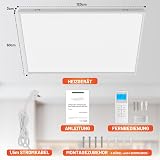 Peviasot Chauffage infrarouge 770 W, plafonnier LED, Wifi/App, télécommande - 2