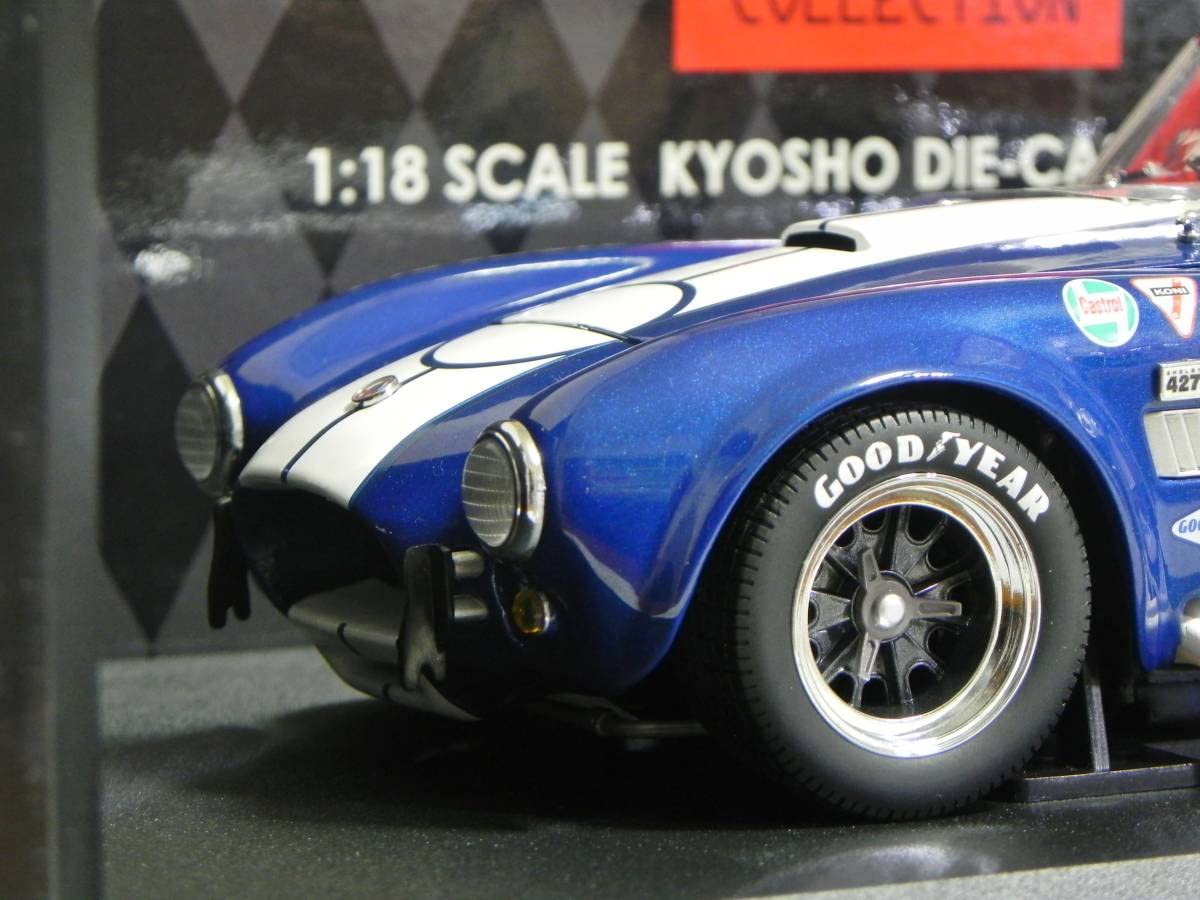 Amazon.co.jp: Kyosho 1/18 Shelby Cobra 427 S/C Racing Blue : Hobbies