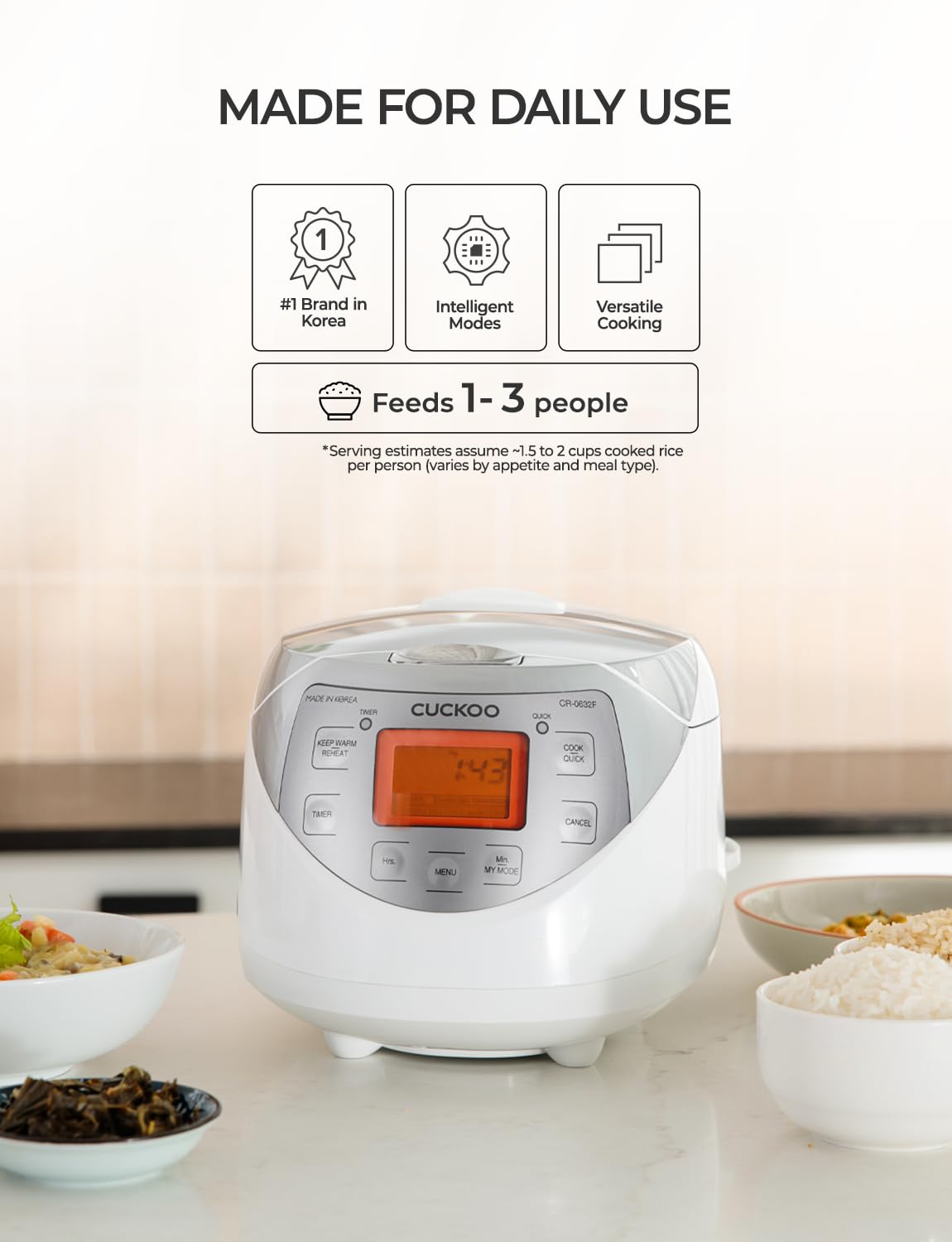 Amazon | CUCKOO Micom 炊飯器 6カップ 未炊き / 12カップ炊飯器 韓国
