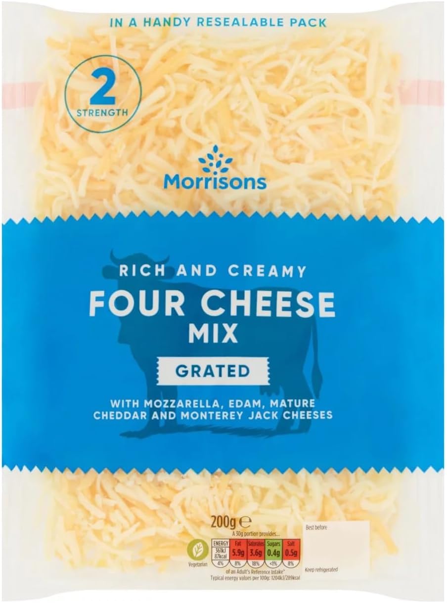 Morrisons Four Cheese Grated Mix 200g
