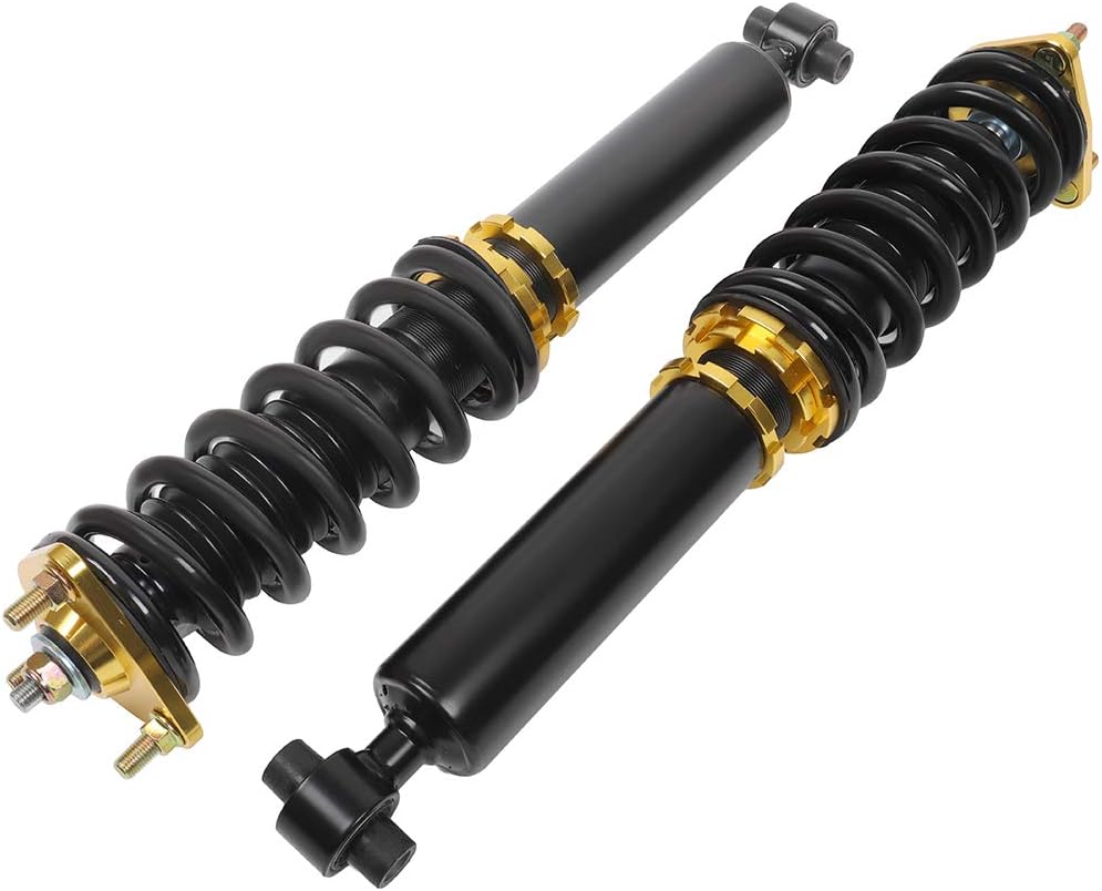 ECCPP Coilovers Struts fit for Lexus for GS300 2006,for GS350 2007-2011,for GS430 2006-2007,for IS250,for IS350 2006-2013 Height Adjustable Coilovers Suspension Kit Spring Strut Shock - Golden