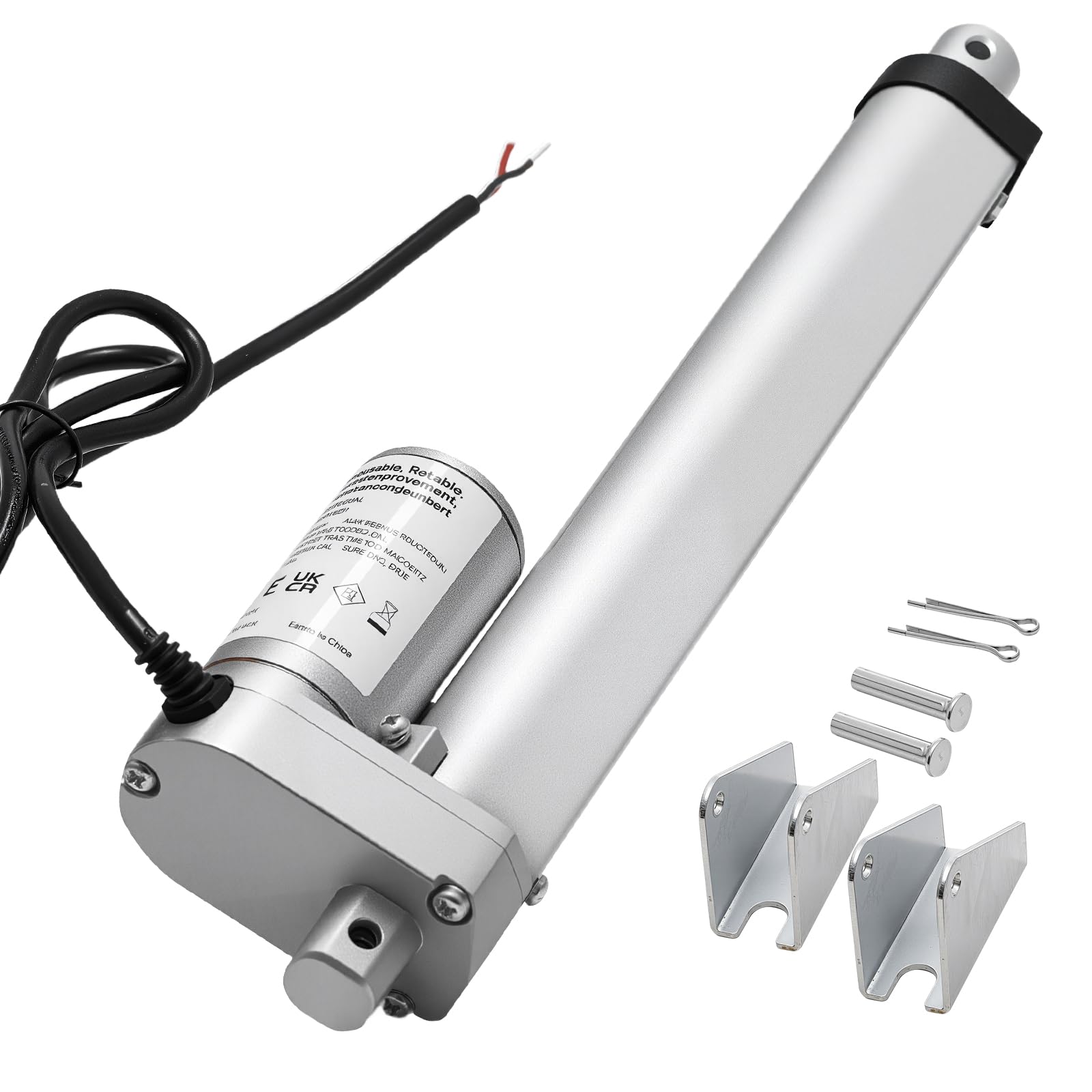 VEVOR Linearantrieb 12V Linearmotor 8 Zoll Hub 203,2 mm